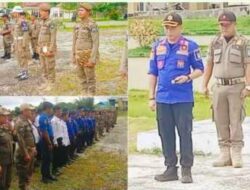 Kasat Pol PP Bangkep Pimpin Apel Besar PTDH Dua Anggota Satpol PP dan Damkar Banggai
