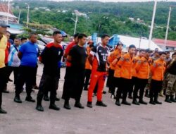 Pol PP dan Damkar, TNI Polri, BPBD, DLH bersama Masyarakat Kerja Bakti di Pelabuhan serta Pasar