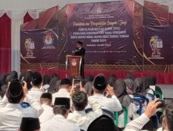 Pasiter Kodim HST Hadiri Pelantikan dan Pengambilan Sumpah dan Janji Anggota PPS