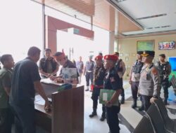 Polres Pulpis Amankan Unjuk Rasa Damai Batamad di Pengadilan Negeri Pulang Pisau
