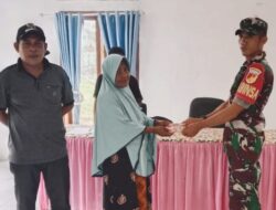 Pemdes Tangkop Salurkan BLT Kepada 13 Kepala Keluarga Penerima.