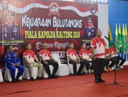 Diikuti 58 Peserta Kejuaraan Bulu Tangkis Kapolda Kalteng Cup Resmi Digelar