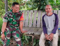 Babinsa Kodim HST Lakukan Komsos Maknai Momen Lebaran Idul Adha 1444 H .