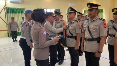 Polres Bangkep Gelar Upacara Serah Terima Jabatan (Foto: Ist)