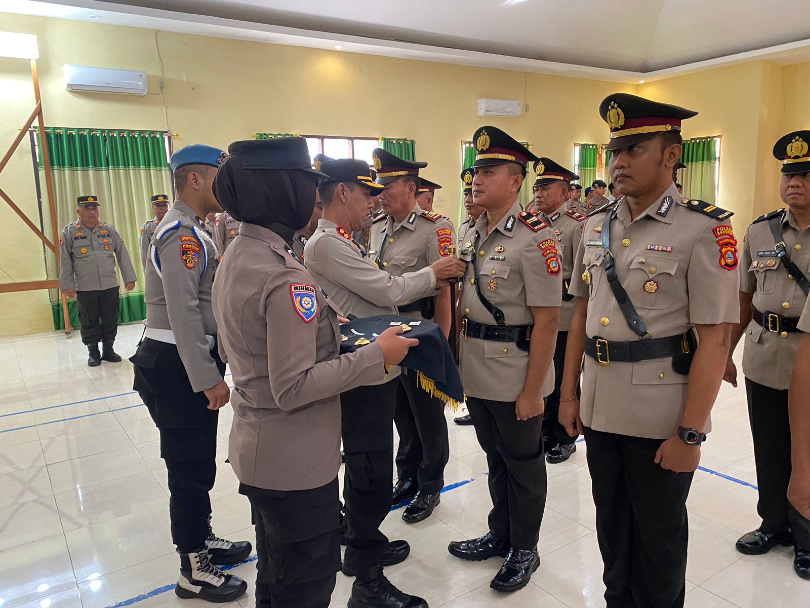 Polres Bangkep Gelar Upacara Serah Terima Jabatan (Foto: Ist)