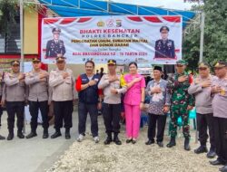 Kapolres Bangkep Buka kegiatan Bakti Kesehatan di Polsek Liang