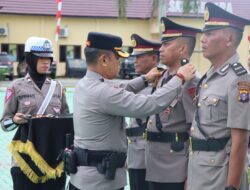 Polres Pulang Pisau Gelar Sertijab Kasat Samapta, Kapolsek, Kasi Propam dan Kasiwas