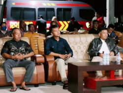 Tutup Hut Bhayangkara, Polres Touna Nobar Wayang Kulit di Mapolres