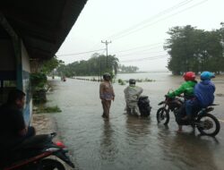 Polsek Toili Pantau dan Evakuasi Warga Terdampak Banjir.