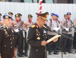 Wakapolda Kalteng  Pimpin Apel Persada Almarhum Kombes Pol Esa Estu di Banjarmasin.