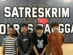 Resmob Polres Banggai Ungkap Kasus Pengeroyokan di Simpong, Empat Pelaku Ditangkap