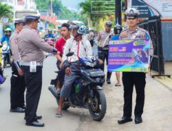 3 Hari Operasi Patuh 2024, Polres Banggai Jaring Ratusan Pelanggar