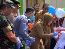 Putus Rantai Polio Pj. Bupati Pulang Pisau Resmikan Pekan Imunisasi Nasional Polio 2024