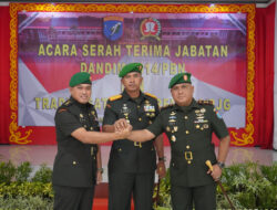 Danrem Pimpin Sertijab Dandim 1014/Pbn dan tradisi satuan Korem 102/Pjg