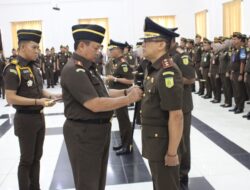 Kejati Kalteng Gelar Pelantikan dan Sertijab Pejabat Eselon III.