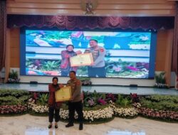 Getol Ungkap Kekerasan Seksual Pada Anak, Polres Banggai Terima Penghargaan Dari Mensos RI