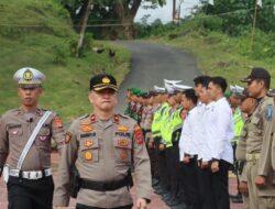 Demi Terwujudnya Indonesia Emas, Wakapolres Bangkep Gelar Apel Tinombala