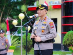 Apel Perdana, Kapolres Banggai Minta Anggotanya Jaga Nama Baik Keluarga dan Polri