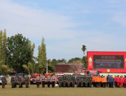 Bersama TNI, Personel Brimob Kalteng Gelar Latihan Gabungan Penanganan Karhutla