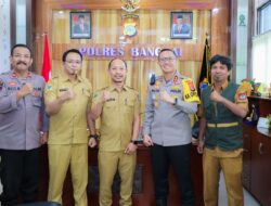 Kapolres Banggai Terima Kunjungan Diskominfo, Perkuat Layanan Kedaruratan