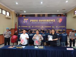 130 Tersangka Pencuri Buah Sawit dan Pemasok Narkoba di Perkebunan di Amankan Polres Kotim