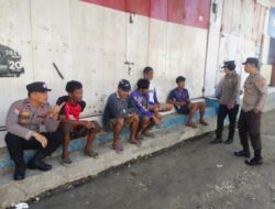 Satbinmas Polres Banggai Cooling Sistem, Jelang Pilkada di Pelabuhan Rakyat Luwuk