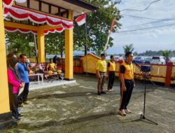 Semangat Kemerdekaan, Polsek Lamala Gelar Olahraga Bersama Forkopincam