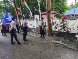 Tahap Pendaftaran Paslon Pilkada 2024, Polres Banggai Mulai Tingkatkan Patroli di Kantor KPUD dan Bawaslu