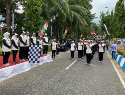 Kapolresta Deliserdang Hadiri Upacara Kirab Api PON XXI Aceh-Sumut Tahun 2024