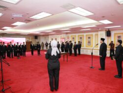 Lantik Pejabat di Lingkungan Kemendagri dan BNPP, Plt. Sekjen Kemendagri Sampaikan Pentingnya Pahami Tupoksi