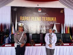 Satgas Preventif OMP Polres Banggai Amankan KPU Jelang Pleno DPT Pilkada 2024