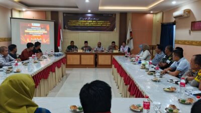 Rakor Pengundian Paslon Sekaligus Deklarasi Damai Pilkada Prabumulih 2024