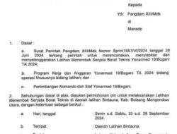 Kodam XIII Merdeka Latihan Menembak Senjata Berat Teknis Didaerah Latihan Di Bintauna