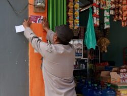 Polres Banggai Dan Jajaran Masif Pasang Stiker Imbauan Pilkada Damai 2024