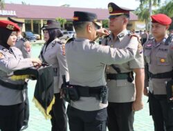 Kapolres Pulang Pisau Pimpin Sertijab Wakapolres dan Kapolsek Kahayan Hilir