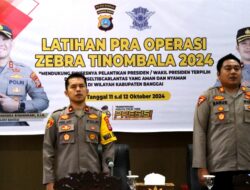 Jelang Operasi Zebra Tinombala 2024, Polres Banggai Gelar Lat Pra Ops