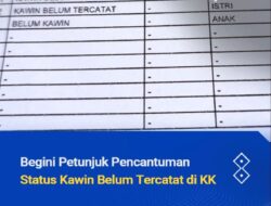 Wajib Tahu, Begini Petunjuk Pencantuman Status Kawin Belum Tercatat di Kartu Keluarga