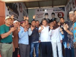 Bakar Semangat Juang Relawan, Yusuf-Bayu Resmikan Posko Pemenangan Pantai Labu Bersatu
