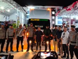 Kabag Ops Pimpin Pengamanan Kedatangan Surat Suara Pilkada di KPU Banggai