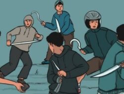 Patroli Polsek Ciledug Cegah Tawuran, Lima Remaja Berikut Sajam dan Motor Diamankan