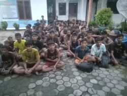 Polresta Deli Serdang Berikan Layanan Kesehatan Terhadap 153 Imigran Rohingya di Pantai Labu