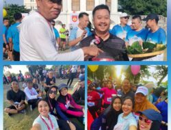 HUT TNI 79, Kepala Bapas Surakarta Ikuti Military Fun Run di Benteng Vastenburg