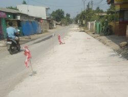 Pengerjaan Betonisasi Jalan Kabupaten, Janala – Lebak Wangi Rumpin Sudah 50 Persen