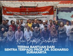 Klien Bapas Surakarta Terima Bantuan dari Sentra Terpadu Prof Dr Soeharso Surakarta