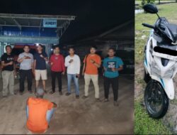Pelaku Penggelapan Sepeda Motor Berhasil  di Amankan Unit Resmob Polres Kapuas.