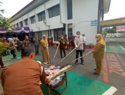 Kejari Kota Pangkalpinang Melakukan Pemusnahan Barang Bukti Perkara Tindak Pidana Umum