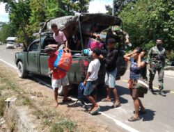 TNI Siaga Bantu Korban Erupsi Gunung Lewotobi Laki-Laki di Flores Timur