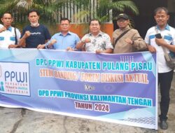 Kunjungi DPD PPWI Kalteng, DPC PPWI Pulpis Gelar Forum Diskusi Aktual