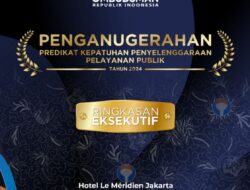 Kembali Meraih Penghargaan, Pemkab Banggai Raih Predikat Kualitas Tertinggi Pelayanan Publik Dari Ombudsman RI