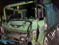 Polsek Parung Panjang Tangani Tabrakan Beruntun Diruas Jalan Desa Lumpang